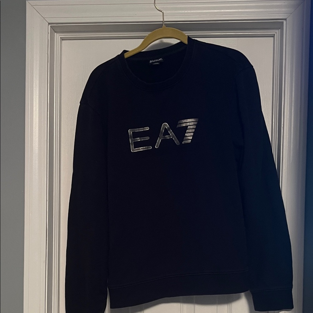 Emporio Armani Black Crewneck Sweater